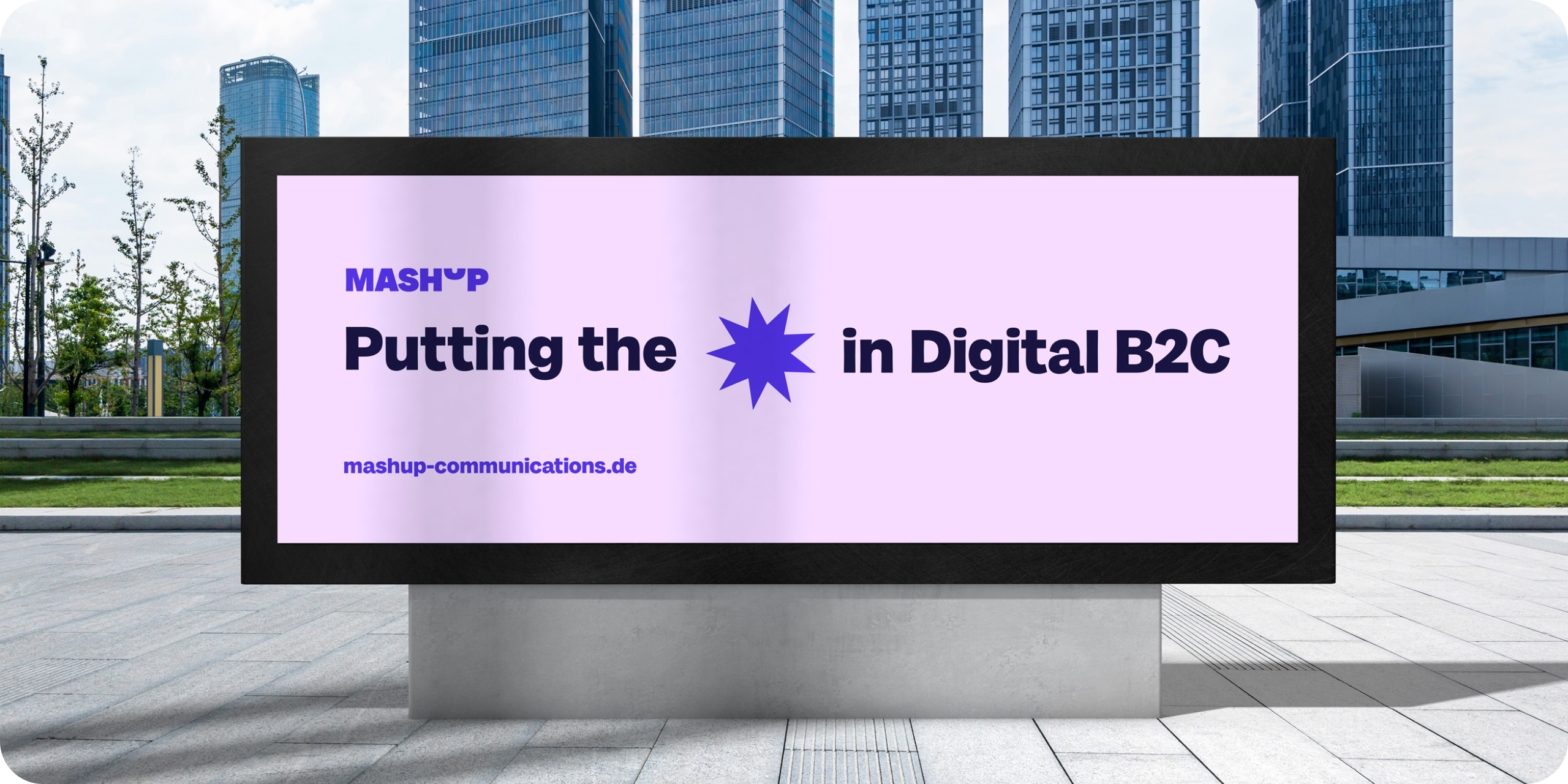 Brand identity. Outdoor advertise. "Digital B2C"